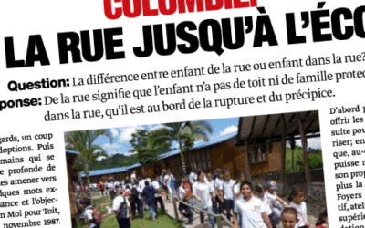 Colombie, de la rue jusqu’à l’école