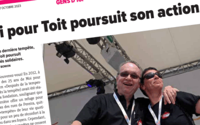 La Fondation Moi pour Toit poursuit son action