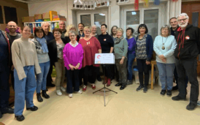 Solidarité musicale par la remise du chèque du concert de Noël 2023