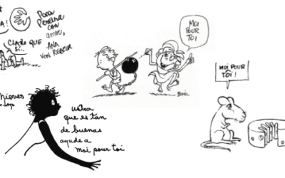 Des caricaturistes colombiens offrent leur travail à la Fondation