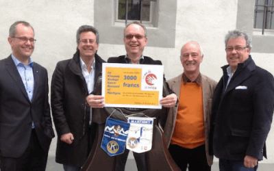 Don des Kiwanis de Verbier Saint-Bernard et de Martigny