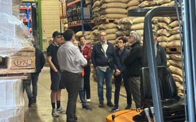Visite du comité au Café Cuendet