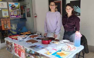 Vente de gâteaux organisée la semaine dernière pour la fondation